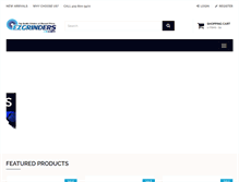 Tablet Screenshot of ezgrinders.com